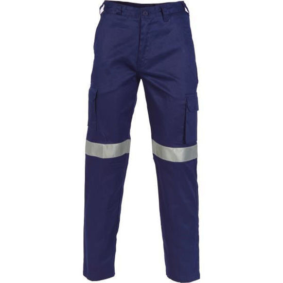 Picture of Dnc Lightweight Cool-Breeze Cotton Cargo Pants With 3M Reflective Tape 3326