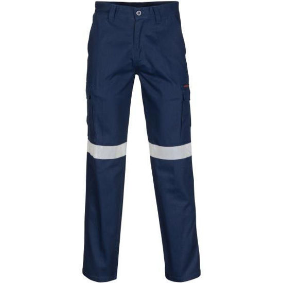 Picture of Dnc Middle Weight Cotton Double Angled Cargo Pants With Crs Reflective Tape 3360