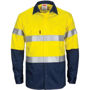 Picture of Dnc Paton Saint Flame Retardant 2 Tone Cotton Shirt With 3M F/R Tape - Long Sleeve 3409