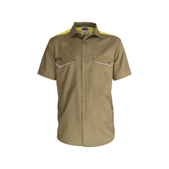 Picture of Dnc Ripstop Cool Cotton Tradies Shirt, Short Sleeve 3581