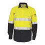 Picture of Dnc Two-Tone Ripstop Cotton Shirt With Reflective Csr Tape. Long Sleeve 3588