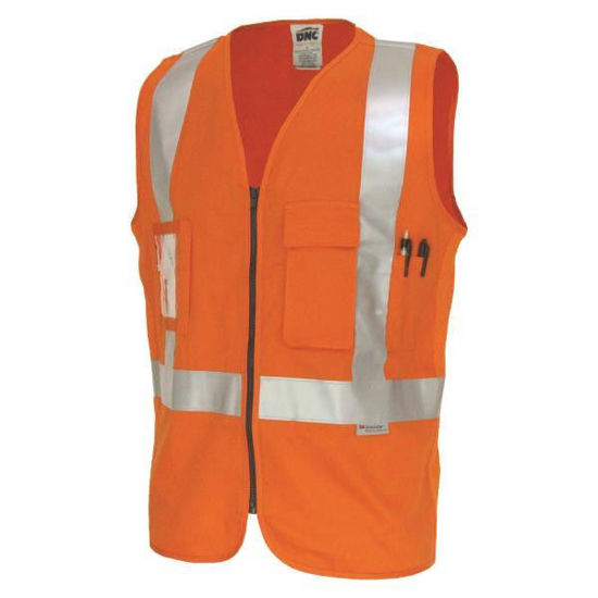 Picture of Dnc Day/Night Cross Back Cotton Safety  Vests 3810