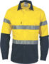 Picture of Dnc Hi-Vis Cool-Breeze Cotton Shirt With Generic R/Tape - Long Sleeve 3966