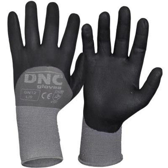 Picture of Dnc Premium Nitrile Supaflex 3/4 Coating Glove gn12