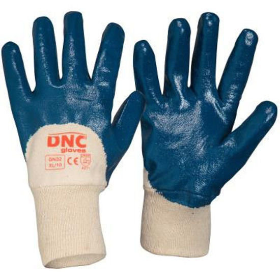 Picture of Dnc Blue Nitrile 3/4 Dip Glove gn32