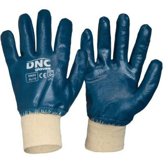 Picture of Dnc Blue Nitrile Full Dip Glove gn33