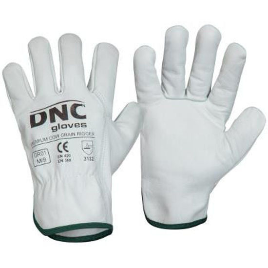 Picture of Dnc Premium Cow Grain Rigger Glove gr01