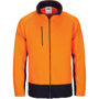 Picture of Dnc Hi-Vis 2 Tone Full Zip Fleecy Sweat Shirt With Two Side Zipped Pockets 3725