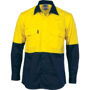 Picture of Dnc Hi-Vis Cool-Breeze Vertical Vented Cotton Shirt - Long Sleeve 3732