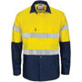 Picture of Dnc Hi-Vis R/W Cool-Breeze T2 Vertical Vented Cotton Shirt With Gusset Sleeves, Generic R/Tape - Long Sleeve 3782