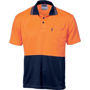 Picture of Dnc Hi-Vis Two Tone Fluoro Polo Shirt, Micromesh, Short Sleeve 3811