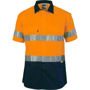 Picture of Dnc Hi-Vis Two Tone Cotton Shirt With 3M Reflective Tape, Short Sleeve 3833