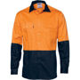 Picture of Dnc Hi-Vis Two Tone Cool-Breeze Cotton Shirt, Long Sleeve 3840
