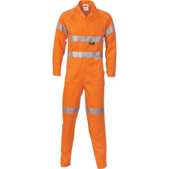 Picture of Dnc Hi-Vis Cotton Coverall With 3M Reflective Tape 3854