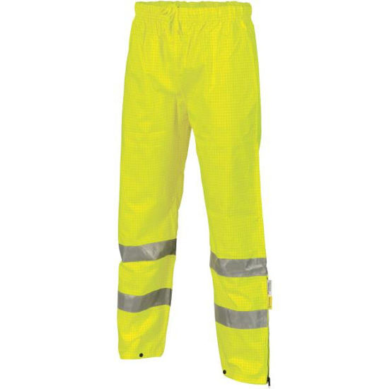 Picture of Dnc Hi-Vis Breathable Anti-Static Trousers With 3M Reflective Tape 3876