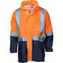 Picture of Dnc Hi-Vis Two Tone Lightweight Rain Jacket With 3M Reflective Tape 3879