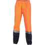 Picture of Dnc Hi-Vis Two Tone Lightweight Rain Trousers With 3M Reflective Tape 3880