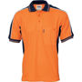 Picture of Dnc Hi-Vis Poly/Cotton Contrast Panel Polo, Short Sleeve 3895