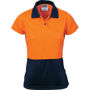 Picture of Dnc Ladies Hi-Vis Two Tone Polo, Short Sleeve 3897