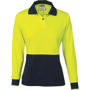 Picture of Dnc Ladies Hi-Vis Two Tone Polo, Long Sleeve 3898