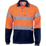 Picture of Dnc Hi-Vis Cool-Breeze Cotton Jersey Polo With 3M Reflective Tape, Long Sleeve 3916