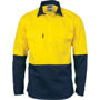 Picture of Dnc Hi-Vis Two Tone Cool-Breeze Close Front Long Sleeve, Gusset 3934