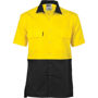 Picture of Dnc Hi-Vis 3 Way Cool-Breeze Cotton Shirt - Short Sleeve 3937