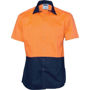 Picture of Dnc Hi-Vis Food Industry Cool-Breeze Cotton Shirt - Short Sleeve 3941