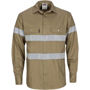 Picture of Dnc Hi-Vis Cool-Breeze Cotton Shirt With Generic Ref. Tape - Long Sleeve 3967