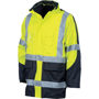 Picture of Dnc Hi-Vis Two Tone Cross Back "6 In 1" Contrast Jacket With Generic Ref. Tape 3998
