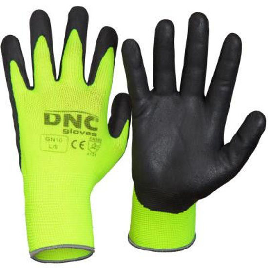 Picture of Dnc Hi-Vis Nitrile Supaflex Glove gn10
