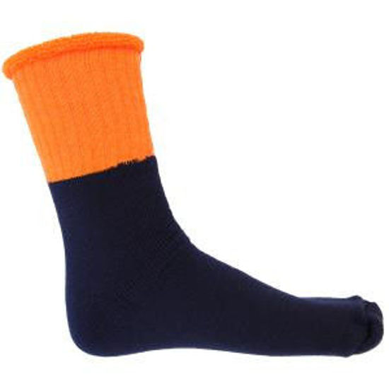 Picture of Dnc Hi-Vis 2 Tone Woolen Socks - 3 Pair Pack s105