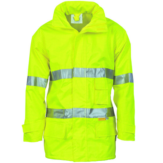 Picture of Dnc Hi-Vis Breathable Anti-Static Jacket With 3M Reflective Tape 3875