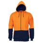 Picture of Dnc Hi-Vis Contrast Piping Fleecy Hoodie 3728