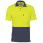 Picture of Dnc Cotton Back Hi-Vis Two Tone Fluoro Polo, Short Sleeve 3814