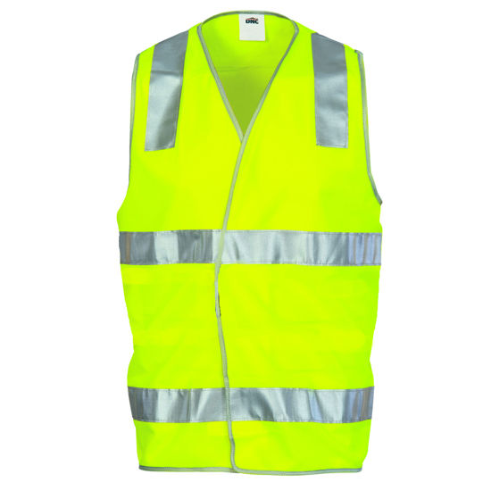 Picture of Dnc Day/Night Safety Vest With Hoop & Shoulder Generic R/Tape 3503