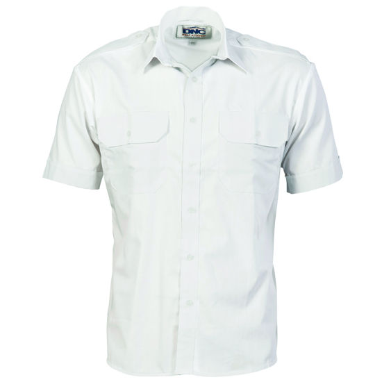 Picture of Dnc Epaulette Polyester/Cotton Work Shirt -Short Sleeve 3213