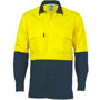 Picture of Dnc Hi-Vis 3 Way Cool-Breeze Cotton Shirt - Long Sleeve 3938