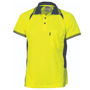 Picture of Dnc Hi-Vis Cool-Breeze Contrast Mesh Panel Polo Shirt, Short Sleeve 3901