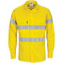 Picture of Dnc Hi-Vis Cool-Breeze Cotton Shirt With Generic Ref. Tape - Long Sleeve 3967