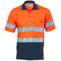 Picture of Dnc Hi-Vis Cotton Back Polo Withgeneric Ref. Tape Short Sleeve 3717