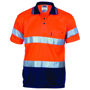 Picture of Dnc Hi-Vis D/D Cool Breathe Polo Shirt With Csr R/Tape - Short Sleeve 3715