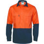 Picture of Dnc Hi-Vis Two Tone Cool-Breeze Close Front Long Sleeve, Gusset 3934