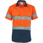 Picture of Dnc Hi-Vis Two Tone Cool-Breeze Cotton Shirt With 3M Reflective Tape, Short Sleeve 3887