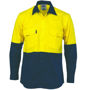 Picture of Dnc Hi-Vis Two Tone Cool-Breeze Cotton Shirt, Long Sleeve 3840