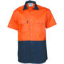 Picture of Dnc Hi-Vis Two Tone Cool-Breeze Cotton Shirt, Short Sleeve 3839