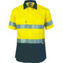 Picture of Dnc Hi-Vis Two Tone Cotton Shirt With 3M Reflective Tape, Short Sleeve 3833