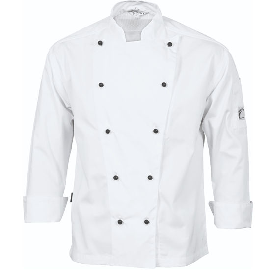 Picture of Dnc Three Way Air Flow Lightweight Chef Jacket - Long Sleeve 1106