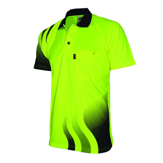 Picture of Dnc Wave Hi-Vis Sublimated Polo 3563