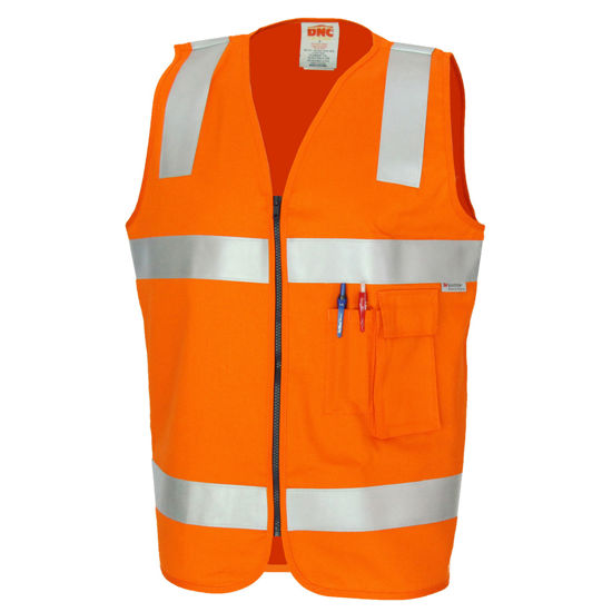 Picture of Dnc Patron Saint Flame Retardant Safety Vest With 3M F/R Tape 3410